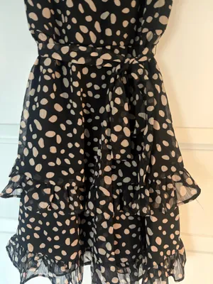 Mi Ami Francesca's Black and Taupe Mini Dress thumbnail 2