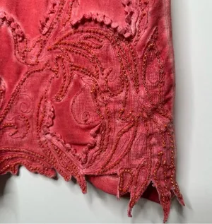Free People Ice Ice Baby Embellished Sleeveless Mini Dress in Pink Lemonade L thumbnail 6