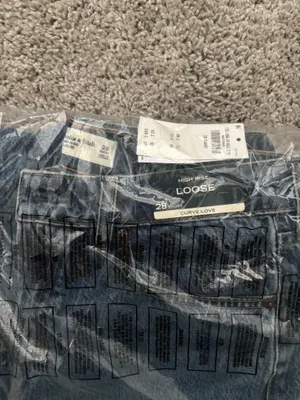 Abercrombie & Fitch High Rise Loose Curve Love Jeans thumbnail 2