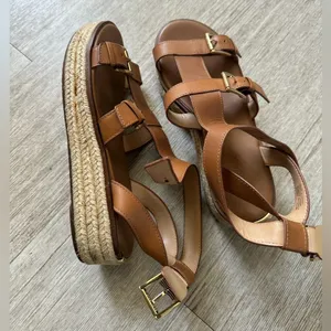 MICHAEL KORS Women's Acorn Ankle Strap Espadrille Sandals thumbnail 5