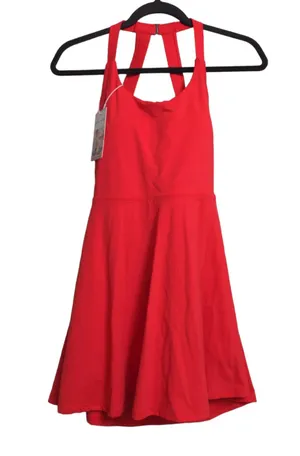 Halara Backless Cutout Twist Pocket 2-in-1 Mini Barre Ballet Dance Dress Salsa S thumbnail 1