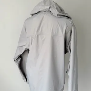 Helly Hansen Gray Hooded Rain Jacket Women’s Small Waterproof Lightweight thumbnail 3
