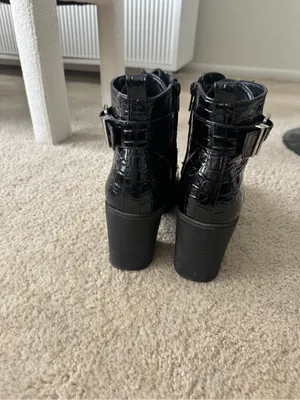Topshop croc embossed booties thumbnail 4