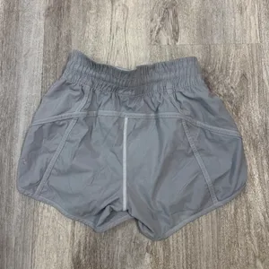 Lululemon Tracker Short V 4" Grey Athletic Running Shorts Size 4 thumbnail 3