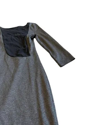 Alice + Olivia Silve Sheath Dress 3/4 Sleeves Mesh Back Stretch Flattering XS thumbnail 12