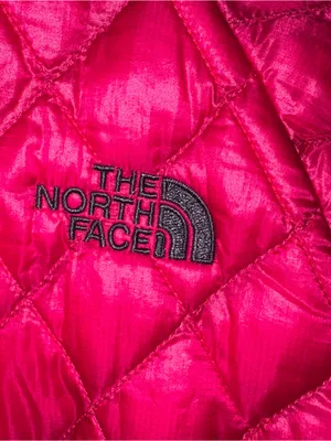 The‎ North Face Thermoball Eco Hooded Jacket Pink Quilted Puffer Women's Medium thumbnail 3