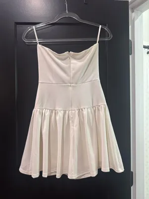 She & Sky White strapless mini dress thumbnail 3