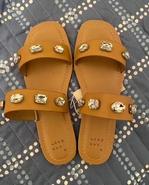 A New Day Tan Sandals thumbnail 1