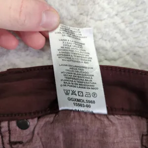 Joes Jeans Womens‎ 28 Skinny Mid Rise Burgundy Wine Red Lyocell Blend Pants thumbnail 9