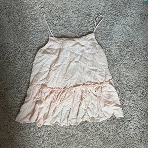 American Eagle light pink tie back tank top Sz L thumbnail 3