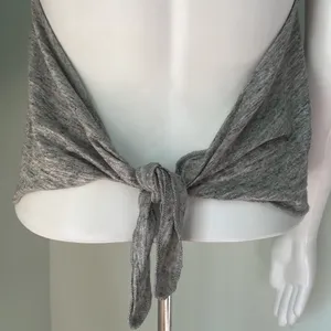 Dreamr Gray Diamond back open tied tee NEW thumbnail 4