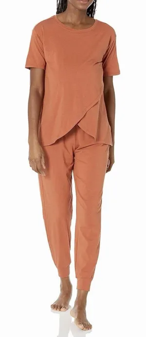 Amazon Essentials Maternity & Nursing Pajama Set Sleepwear Women’s XS thumbnail 1