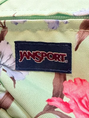 JanSport Fifth Avenue Fanny Pack Light Green Floral Mint Pattern thumbnail 3