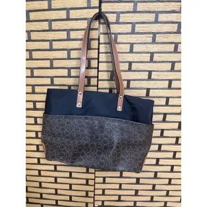 Calvin Klein Black And‎ Brown Tote Bag thumbnail 2