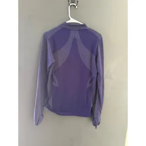 Brooks Equilibrium Technology Purple Mock Neck Long Sleeve Running Top Womens L thumbnail 6
