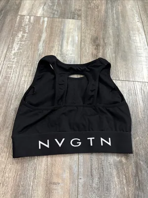 NVGTN Trilogy Black Sports Bra Small thumbnail 6