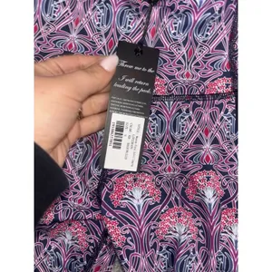 Greyson Leggings Womens Small Floral Nouveau NWT‎ Golf Purple thumbnail 3
