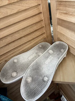 Women’s White Eyelet Sneakers 10 thumbnail 3