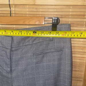 Van Heusen gray white plaid slacks trousers dress pants stretch woman’s sz 10 thumbnail 6