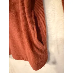 Madewell Waffle Knit Shirt Jacket Terracotta Rust Button Down ND852 Womens Small thumbnail 6