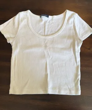 Brandy Melville White Crop Top thumbnail 1
