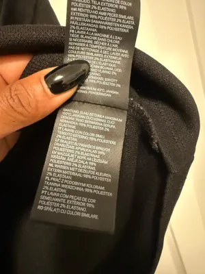 Black H&M Divided Mini Sweater Dress thumbnail 7