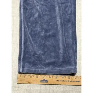 Fuda Velour Tracksuit Set Womens Small Blue‎ 2 Piece Zip Jacket Pants Lounge thumbnail 7