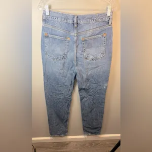 Free People‎ We The Free Button Fly Distressed Straight Leg Jeans Size 27 thumbnail 2