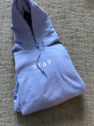 STAY Lavender Hoodie Purple Size XL thumbnail 1