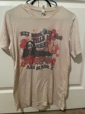 Boutique Ghostface Tee Pink Size M thumbnail 1