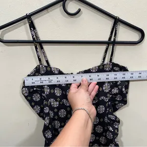 NWOT Center Of Attention Mini Dress in Black Combo FREE PEOPLE Black Combo XS thumbnail 4
