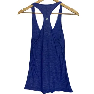 Lululemon Women's S Tank Top Blue Purple Heather Racerback Sleeveless Active thumbnail 4