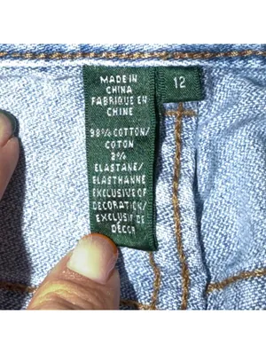 Lauren Jeans Co Ralph Lauren Size 12 Straight Leg Jeans thumbnail 7