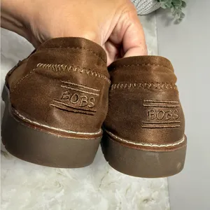 Bobs By Skechers Women’s Brown Memory Foam‎ Textile Slip On Size 9 thumbnail 4