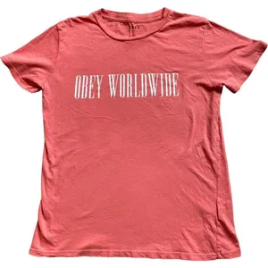 Obey Worldwide Tee Shirt Top thumbnail 1