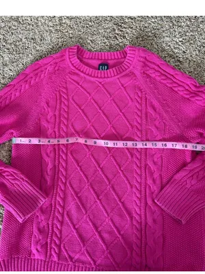 Gap 100% Cotton Cable Knit Crewneck Sweater thumbnail 4