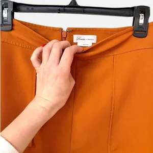 Lovers + Friends Revolve Orange Sedge High Waist Wide‎ Leg Pants Size small S thumbnail 6