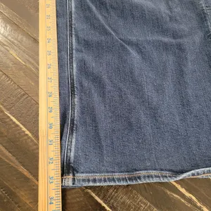American Eagle Super High Rise Distressed Baggy Wide Leg Jeans Womens 14 Long thumbnail 6