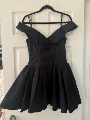 House of CB Elida Black Off Shoulder Mini Dress thumbnail 6