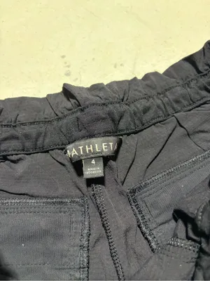 Athleta Black Women's Elastic Waist Shorts 4 thumbnail 5