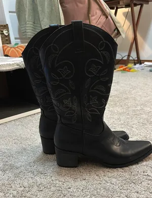 Amazon Black Western Boots thumbnail 3