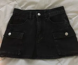 Black denim mini skirt Size XXS thumbnail 1