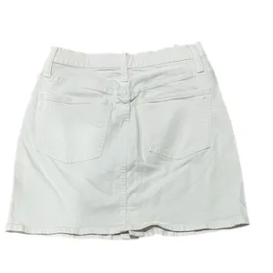 Madewell Women's White Denim Button-Front Mini Skirt Size 28 thumbnail 2