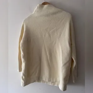 Free People Women's Ottoman Slouchy Tunic Sweater Pullover Long‎ Sleeve Ivory thumbnail 6