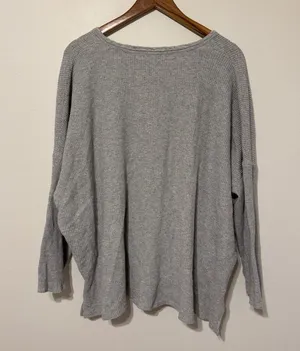 OFFLINE By Aerie Wow! Waffle Henley T-Shirt Size XL Gray thumbnail 6