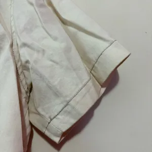 Crop Beige Shirt Tan Size M thumbnail 5