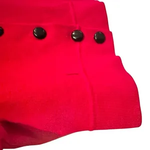Style & Co Short Sleeve Wool Blend Cardigan Sweater Women's XL Red Cropped NWOT‎ thumbnail 3