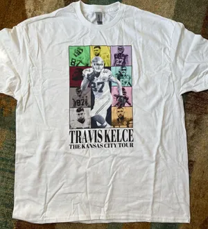 The Vintage Shop Kansas City Chiefs Travis Kelce Shirt thumbnail 1