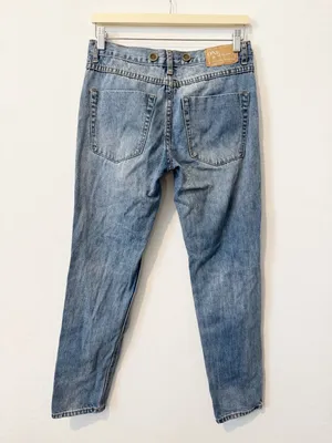 One Teaspoon Awesome Baggies Jeans Size 25 Distressed Destroyed Denim Grunge thumbnail 10
