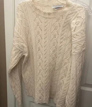 FINAL MARKDOWN Mondala open work sweater medium thumbnail 1